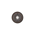 Emtek 2401 American Designer Brass Doorbell with Plate & Button - Rope Rosette