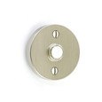 Emtek 2458 Contemporary Brass Doorbell with Plate & Button - Disk Rosette
