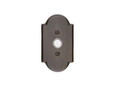 Emtek Emtek 2411 Sandcast Bronze Doorbell with Plate & Button with #1 Rosette EMTEK-2421