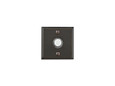 Emtek 2425 Sandcast Bronze Doorbell with Plate & Button with #6 Rosette