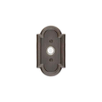 Emtek 2411 Tuscany Bronze Doorbell with Plate & Button with #11 Rosette