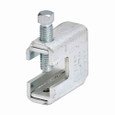 B-Line Eaton series beam clamps, 600 lb, Steel, Safety factor of 5, setcrew included, Beam clamp, 3/8”-16 thread/rod size, 3/8" screw size, 7/8” flang