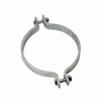B-Line Eaton series pipe clamps and accessories, 6.93" height, 8" length, Steel, Standard pipe clamp, Electro-plated zinc