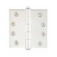 Emtek Emtek 92014 Heavy Duty Plain Bearing Hinges (Pair), 4" x 4" with Square Corners, Plated Steel EMTEK-92014