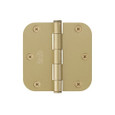 Emtek 92033 Heavy Duty Plain Bearing Hinges (Pair), 3-1/2" x 3-1/2" with 5/8" Radius Corners, Plated Steel
