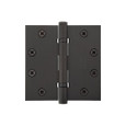 Emtek 94015 Heavy Duty Ball Bearing Hinges (Pair), 4-1/2" x 4-1/2" with Square Corners, Plated Steel