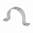B-Line Eaton series pipe straps, 5" height, 16.938" length, 1.62" width, Clamp halves allow pipe to be fastened to channel, Two piece pipe clamp, Elec