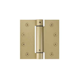 Emtek 95014 Spring Hinges (Pair), 4" x 4" with Square Corners, UL Listed, Plated Steel