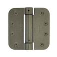 Emtek 95034 Spring Hinge 4" x 4" 5/8" Radius Corners UL Listed - Satin Nickel (US15) finish, front face view