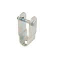 B-Line Eaton series beam clamps, 500 lb, Steel, Used with  swivel body and HHCS included, Beam clamp swivel, 5/16"-18 thread/rod size, 12, Electro-pla