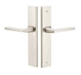 Emtek Emtek 8141 STRETTO Narrow Trim Lockset, 2" x 10" Modern Rectangular Non-Keyed, Brass Tubular, Passage EMTEK-8141