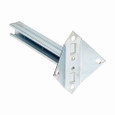 B-Line Eaton series strut fittings and accessories, 7.78" Height, 12" Length, 7.125" Width, 3.267lbs, Steel, Bracket, Electro-plated zinc