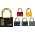 ABUS T84MB/40 Nautic Sleeve Padlock, 1/4" Shackle diam., 1 11/16" Body Width