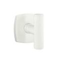 The Ace Knob with Urban Modern Rosette in Matte White