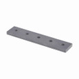 B-Line Eaton series strut fiberglass channel and fittings, 1.62" Height, 9.12" Length, 1.62" Width, 0.223lbs, Steel, Five hole flat plate