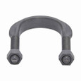 B-Line Eaton series strut fiberglass channel and fittings, 600 lb load capacity, Polyurethane, 1/2"-13 thread size, 3", U-bolts with hex nuts