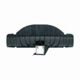 B-Line Eaton series base/pipe stand, adjusters and saddle supports, White, Polyprophlene, 6.50 opening, Snap n' shield