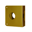 Don-Jo 6-CW 6 CW Wrap Around Plate 4" x 4-1/2" for Deadbolts with 2-3/8" Backset and 1-3/4" Door