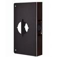 Don-Jo 9K-CW 9K CW Wrap Around Plate 4-3/4" x 9" with Lever Prep for Best Levers