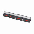 B-Line Eaton series Dura-Blok rooftop support, 4.1875" height, 6" length, 41.4" width, 2000 lbs load capactiy, Cast iron, Electro plated finish