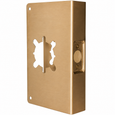 Don-Jo 33A Wrap Around Plate 6-1/2" x 9" for 1-3/4" Doors with 2-3/4" Backset Lockset Conversion