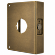 Don-Jo 33A Wrap Around Plate 6-1/2" x 9" for 2-3/4" Backset Cylindrical Lock Conversion on 1-3/4" Doors
