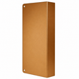 Don-Jo 40-CW 40 CW Blank Wrap Around Plate, 4-1/4" x 9" for 1-3/4" Doors with Trim Screws