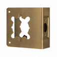 Don-Jo 81-2-CW 81 Wrap Around Plate 4-3/4" x 4-1/2" with 2-3/4" Backset for 1-3/4" Doors