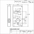 Don-Jo 93KV-CW Wrap Around Plate 5-1/2" x 12-3/4" for Best 93KV Locks