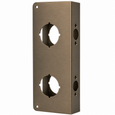 Don-Jo 151 VF Wrap Around Plate 4" x 9" with 3-5/8" CTC and Flat Front for Double Lock Combinations