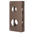 Don-Jo 154 Wrap Around Plate 4" x 9" with 4" CTC for Double Lock Combination Locksets