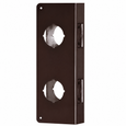 Don-Jo 261 Wrap Around Plate 4" x 9" for Double Lock Combination Locksets with 2-3/8" Backset and 1-3/4" Door