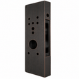 Don-Jo 504AD-CW Wrap Around Plate 5-1/8" x 16-3/8" for Schlage AD Series Mortise Locksets, 2-3/4" Backset, 1-3/4" Door