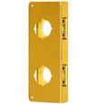 Don-Jo 942 Wrap Around Plate 4" x 9" for Double Lock Combination Locksets, 2-3/8" Backset, 1-3/4" Door