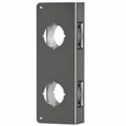 Don-Jo 942 Wrap Around Plate 4" x 9" for Double Lock Combination Locksets, 2-3/8" Backset, 1-3/4" Door