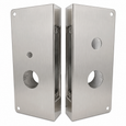 Don-Jo 4020T Wrap Around Plate for Mortise Locks — 5-1/8" x 12", 2-3/4" Backset, 1-3/4" Door