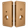 Don-Jo 4020T Wrap Around Plate for Mortise Locks — 5-1/8" x 12", 2-3/4" Backset, 1-3/4" Door
