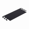 B-Line Eaton series Flextray wire basket tray, .40" X .70", Steel, Radius shield