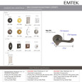 Emtek Emtek Designer Brass Leverset - Rope Lever, Passage Set EMTEK-DESIGNER-LEVERSETS-ROPE-PASSAGE