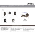 Emtek Emtek Sandcast Bronze Leversets - Cody Lever, Passage Set EMTEK-SANDCAST-BRONZE-LEVERSETS-CODY-PASSAGE