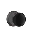 Emtek Emtek Wrought Steel Knobsets - Madison Black Knob, Passage Set EMTEK-WS-CAST-KNOBSETS-MADISON-BLACK-PASSAGE
