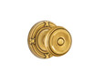 Emtek Emtek Classic Brass Knobsets with Designer Rosettes - Waverly Knob, Passage Set EMTEK-CLASSIC-DESIGNER-KNOBSETS-WAVERLY-PASSAGE
