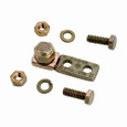 B-Line Eaton grounding lug, 0.7" height, 2" length, 0.5" width, For connection of electric wire to grounding bus, Copper, Copper alloy, Two-hole mecha