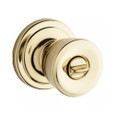 Kwikset 745A Abbey Knobset Fire Rated Keyed Door Lock (Reversible) for Entryways, Entrances