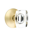 Emtek Classic Brass Crystal Knobsets - Windsor Knob, Passage Set