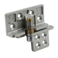 Don-Jo HRP-2 Reinforcing Pivot with 1/2" Offset, Heavy-Duty Steel, Satin Chrome Finish