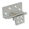 Don-Jo HRP-2 Reinforcing Pivot with 1/2" Offset, Heavy-Duty Steel, Satin Chrome Finish