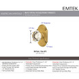 Emtek Emtek Designer Brass Crystal Knobsets - Old Town Knob, Passage Set EMTEK-DESIGNER-CRYSTAL-KNOBSETS-OLD-TOWN-PASSAGE