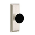 Emtek Emtek 8135 Porcelain Knobset with Wilshire 7" Non-Keyed Sideplate Lockset, Passage Set EMTEK-8135-PORCELAIN-KNOBS