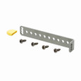 B-Line Eaton series open racks, Steel, Plastic end caps included, Telco gray powder coat finish, Metal cable tie brackets